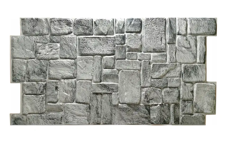 Gray Stone Panel - 3D PVC obklad