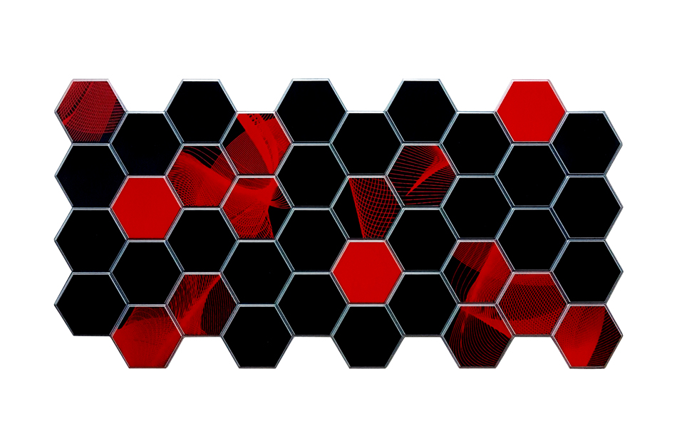 Hexagon - 3D PVC obklad
